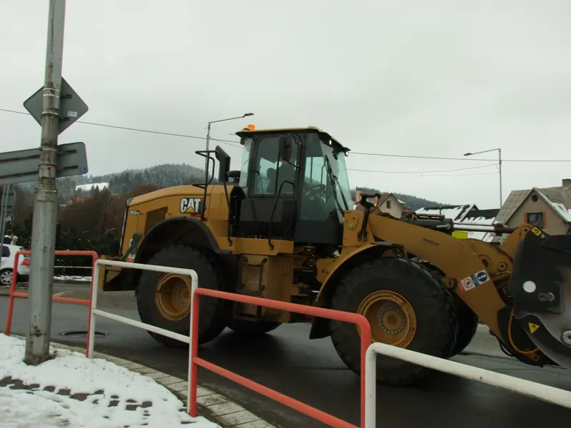A Caterpillar 950 GC wheel loader